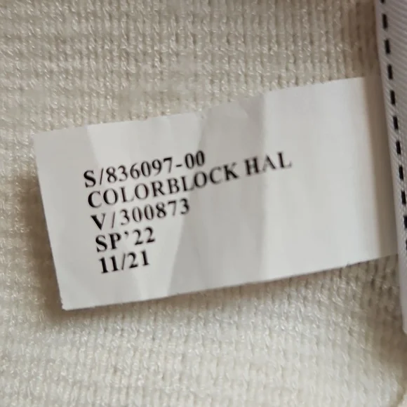 Banana Republic Lenzing Ecovera Splash Sweater XL White Black Quarter Zip Ski - Picture 9 of 9